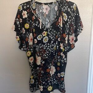 Loft size xl short sleeve blouse.